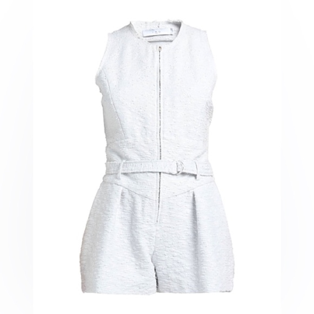 IRO white textured Jumpsuits one piece - Picture 5 of 11